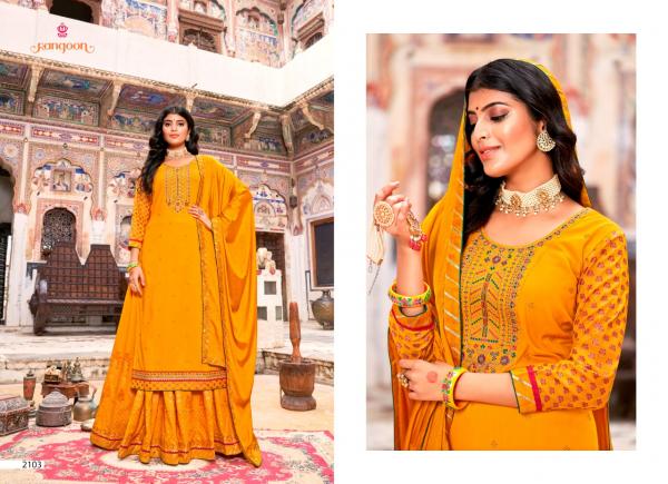 Rangoon Nirja Vol 2 Rayon diamond Wrok Designer Readymade Suit